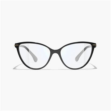 chanel 3378 c501|CHANEL Eyewear: Cat Eye Blue Light Glasses, titanium — .